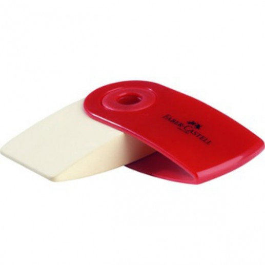 Γόμα Faber-Castell Sleeve Mini Red