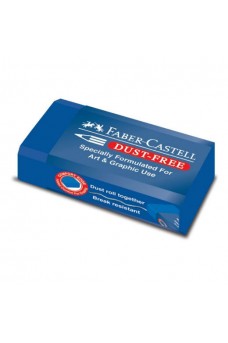 Γόμα Faber-Castell Dust Free blue