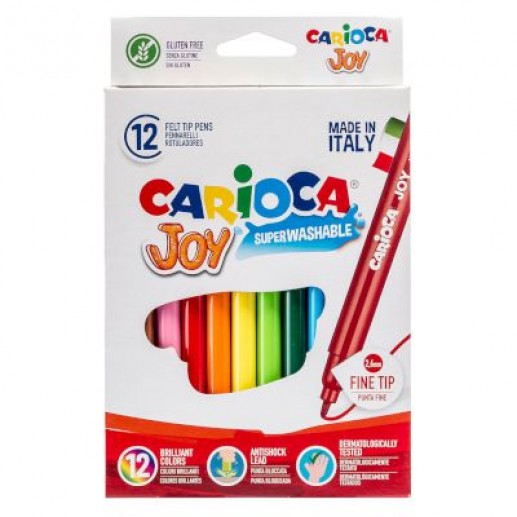 Μαρκαδόροι Carioca Joy 12 τεμαχίων